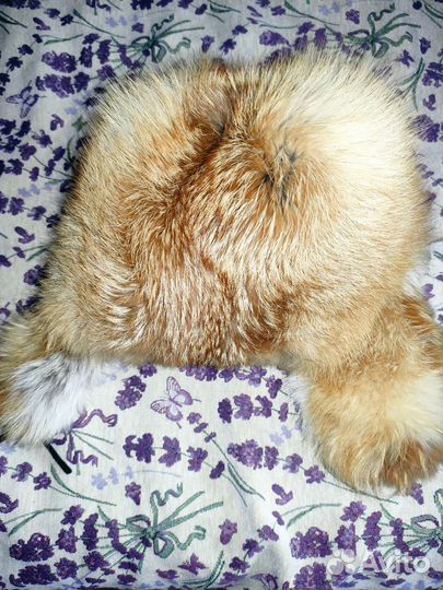 Шапка унисекс мех лиса 50-52