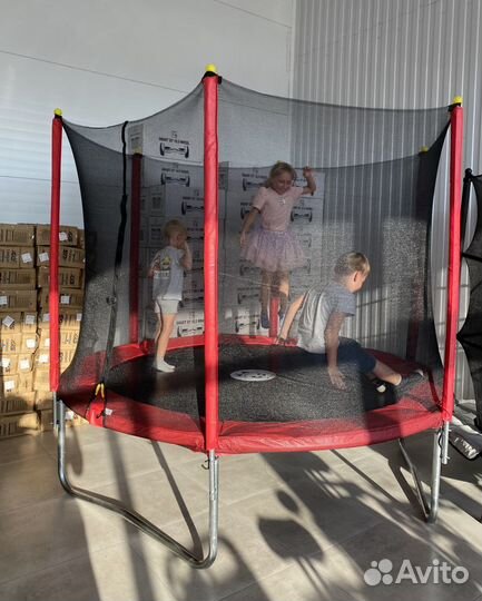 Батуты с сеткой 2.44 метра