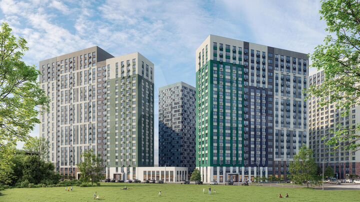 3-к. квартира, 60,6 м², 13/23 эт.