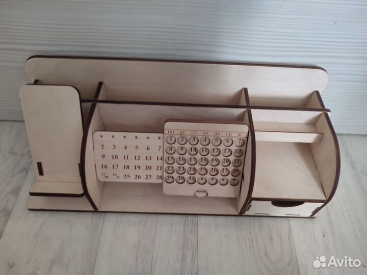 Органайзер для канцелярии деревянный