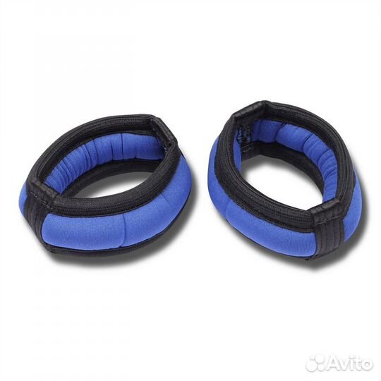 Утяжелители Браслет неопрен/дробь SM-257, синий 2*