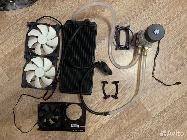 Сво nzxt Kraken X61 c переодником nzxt Kraken G12