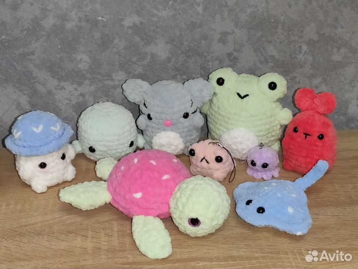 Вязанные игрушки ручной работы