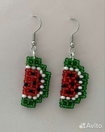 Серьги из бисера