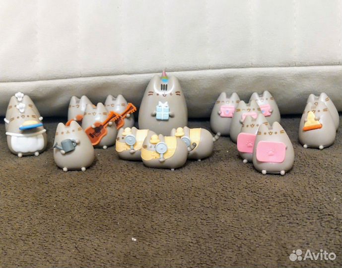 Игрушки из Kinder surprise, Sweet Box, Pusheen cat