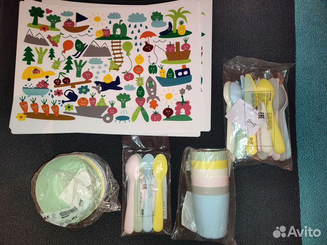 IKEA Икеа Калас детская посуда