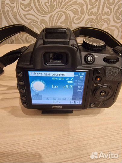 Зеркальный фотоаппарат nikon d3100