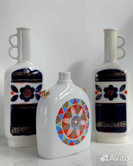 Штофы и графины СССР фарфор