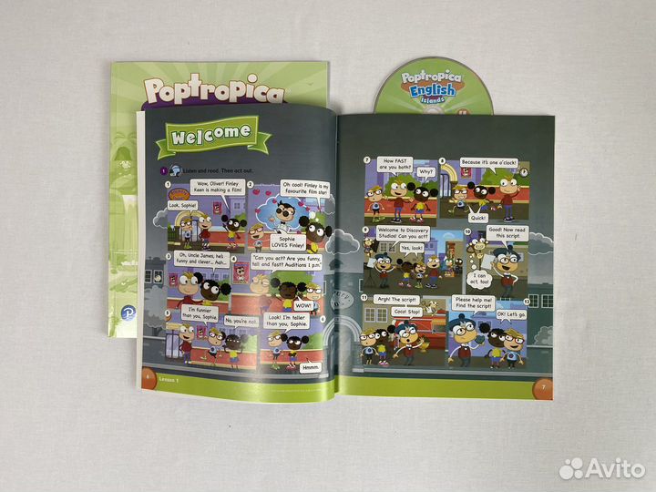 Poptropica English islands 4/ (AB,PB,CD) новый