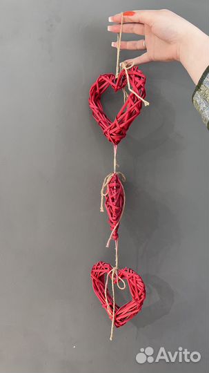 Сердца подвесы