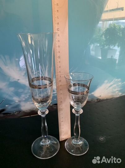 Фужеры новые “Crystalite Bohemia”