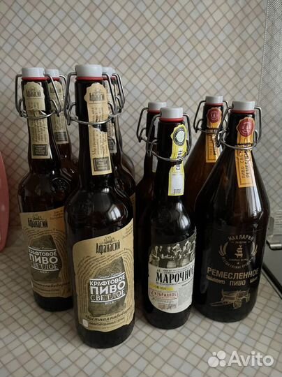 Бутылки с бугельной крышкой