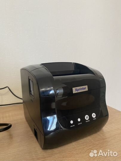 Термопринтер xprinter 365b с этикетками