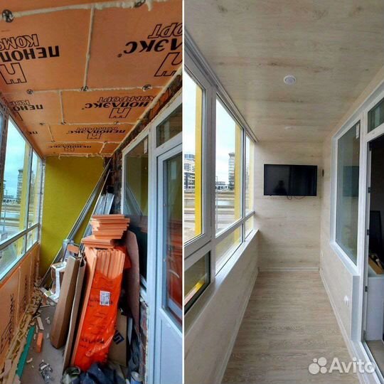 Установка крыши на балконы и лоджии