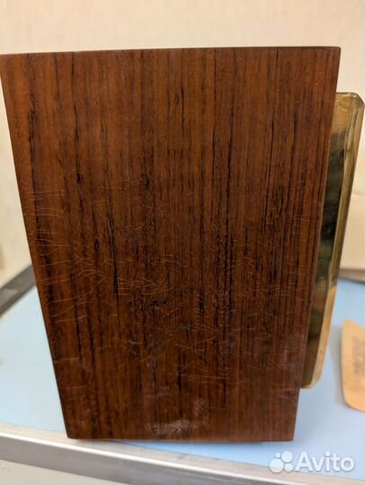 Настольные часы янтарь с боем СССР