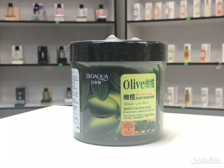 Маска для волос Bioaqua Olive hair mask олива 500г