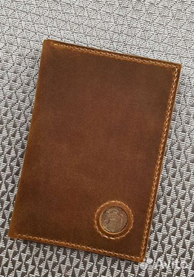 Бумажник кожаный