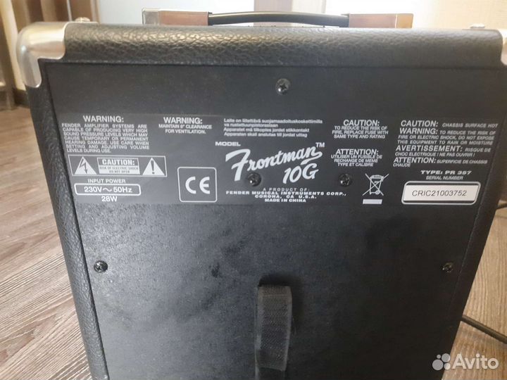 Fender Комбоусилитель Frontman 10G