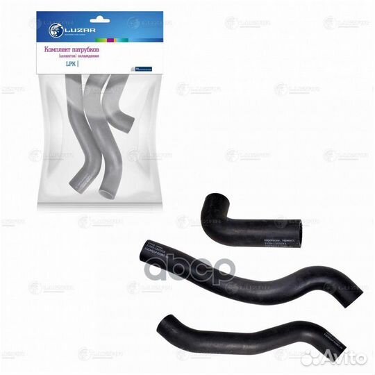 Патрубок радиатора к-т ваз 2113-15 инж. 2108213