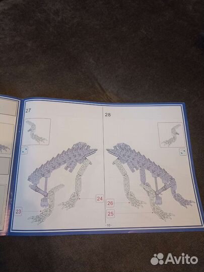 Конструктор Динозавр светится в темноте