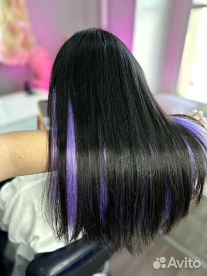 Ищу модель на афронаращивание волос, цветной ряд