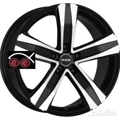 MAK Stone 5 3 R17 7 5x160 ET54 CB65,1 Black mirror