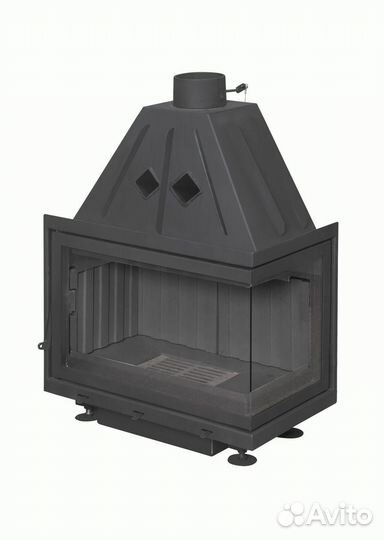 Камин Альфа 700LB NEW два стекла