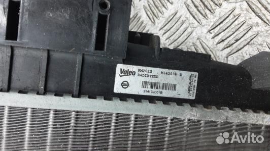 Радиатор системы охлаждения nissan qashqai J10 (LE