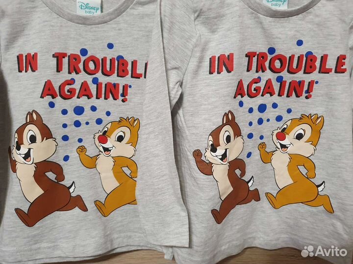 Лонгслив Рубашки для мальчика 92 близнецов