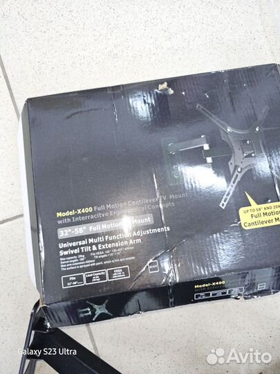 Кронштейн на 32-58 поворотный настенный для тв