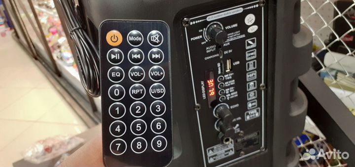 Портативная колонка Kimiso лазерная подсветка