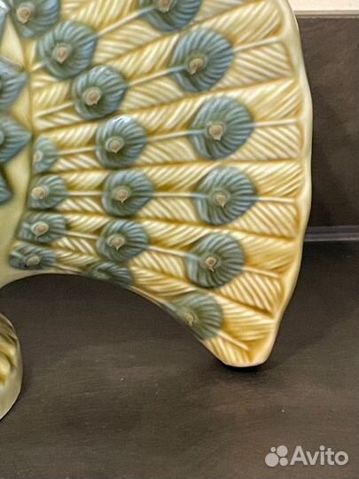 Ваза Павлин Фарфор lladro лладро Испания