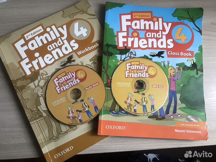 Family and friends 4 workbook,class book+cd