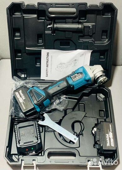 Аккумуляторная ушм болгарка Makita DGA 504