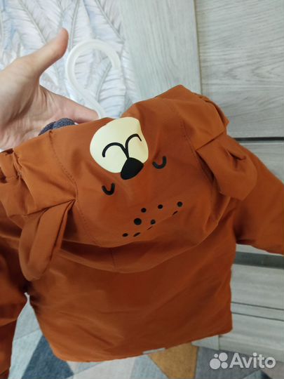 Куртка зимняя на холодную осень 92 98