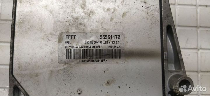 Блок управления двигателем Opel Astra H 1.6