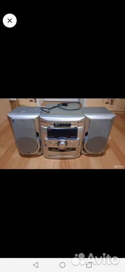 Музыкальный центр с блютуз, аux