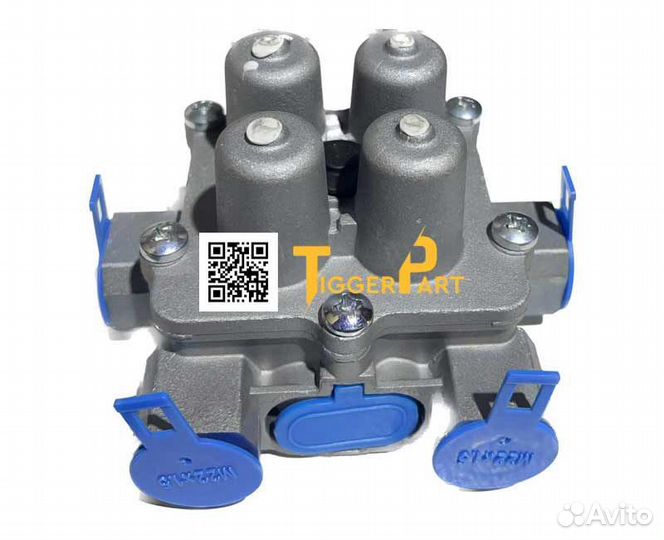 Клапан защитный тормозной 4х контурный shaanxi F30