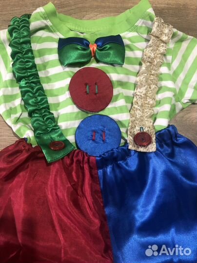 Новогодний костюм клоуна 92-98