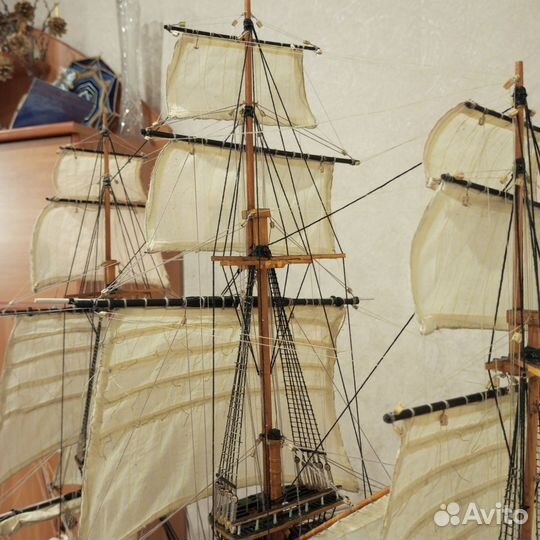Сборная модель корабля из дерева