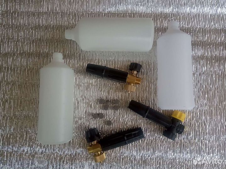 Бутылка и таблетка для пенной насадки