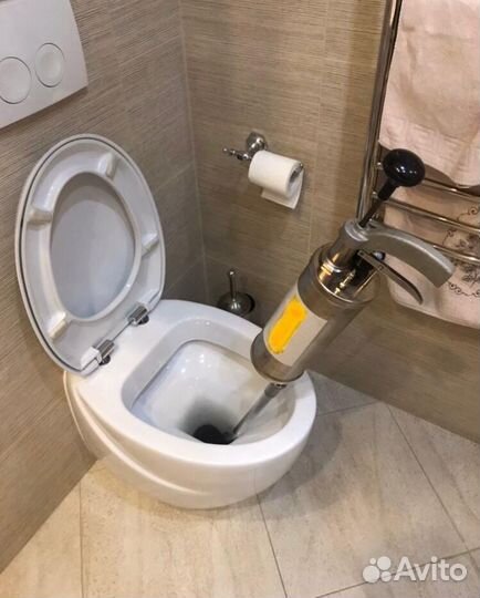 Устранение засоров Прочистка канализации