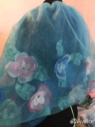 Отрез ткани органза