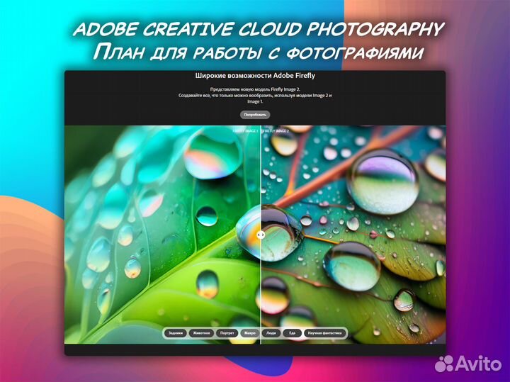 Adobe CC Photography 1 TB / подписка на 1 месяц