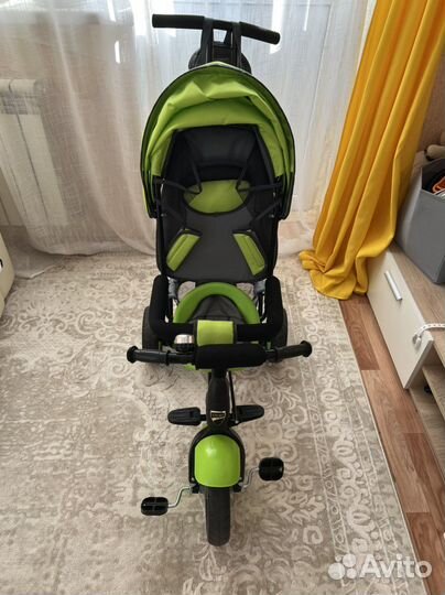 Трехколесный детский велосипед с ручкой бу