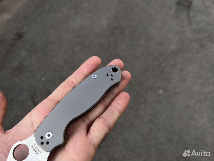 Нож Spyderco paramilitary 3 Титан