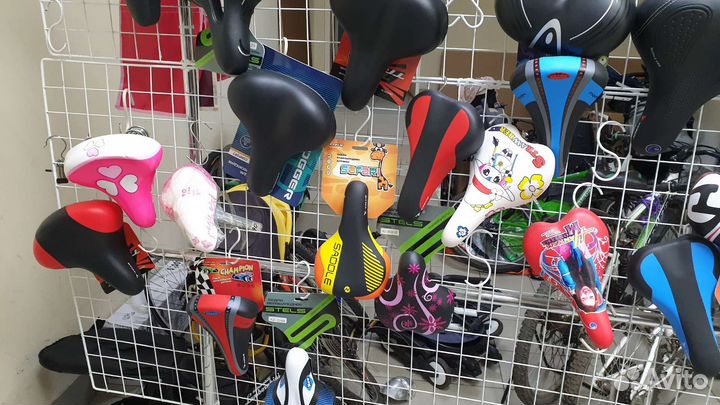 Седло, сиденье для велосипеда мягкое, детское