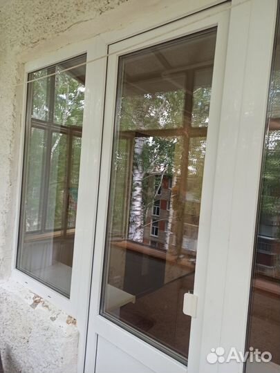 Балконная рама, зальное окно