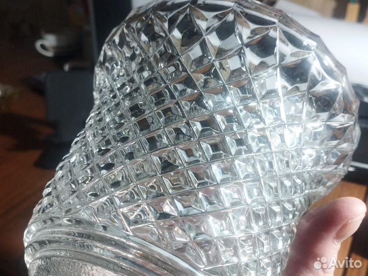 Плафон из хрусталя Винтаж