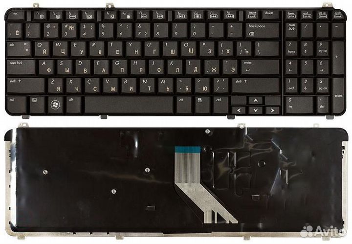 Клавиатура HP Pavilion DV6-1000, DV6-2000 черная